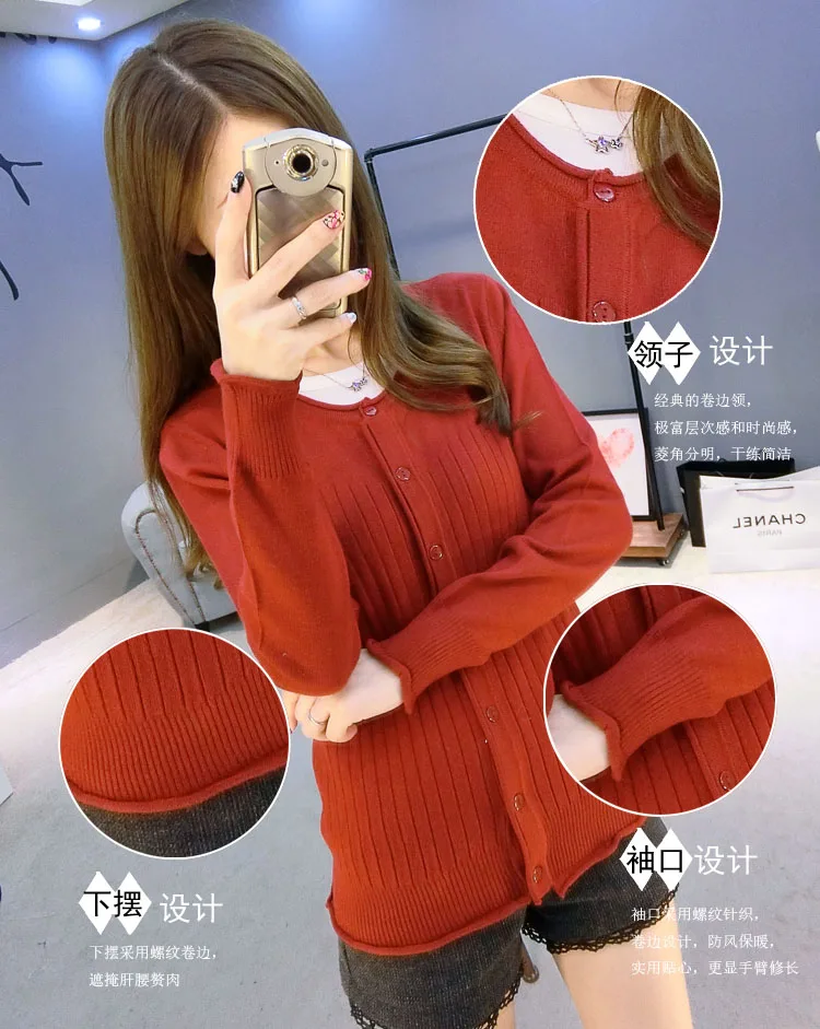 YUNSHUCLOSET, дизайн, кашемировый шерстяной кардиган, воротник для завивки, вязаная рубашка, Повседневный трикотаж