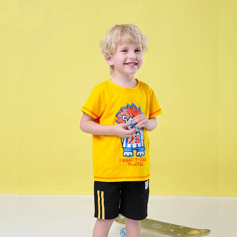 Kids Clothing Sets Summer Baby Boy Clothes 1-5 Years Cotton T Shirts Shorts O-neck Sport Suits High Quality Sports Tees Tops |