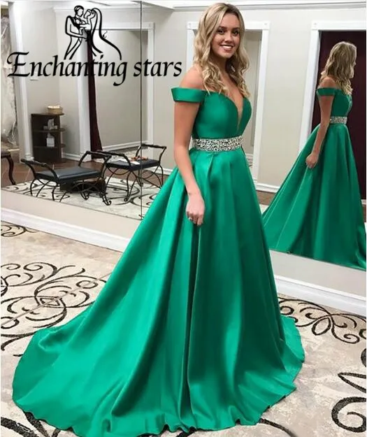 High Quality Satin A-Line Evening Dresses With Beading Crystals Vintage Runway Fashion Dress Cap Sleeve Sweep Train Prom Gowns | Свадьбы и