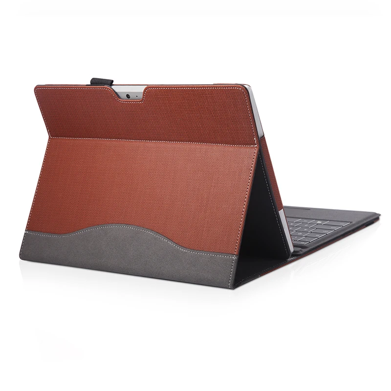 style5 no bag Кожаный чехол для планшета microsoft Surface Pro 4 5 6 Магнитная подставка-чехол защитный чехол для новой поверхности Pro и клавиатуры - Цвет: style5 no bag