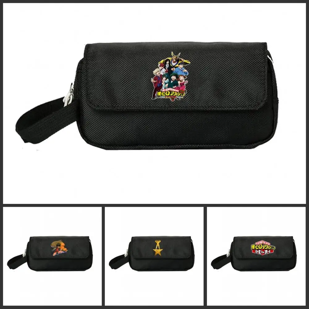 

My Hero Academia pencil Case Child Girls student Double pencil Bag Handbag Women Cosmetic Cases Makeup Bag
