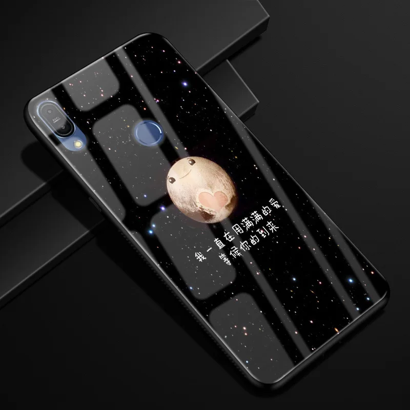 21 Для ASUS Zenfone Max Pro M1 ZB601KL ZB602KL чехол X00TD стеклянный силиконовый бампер Чехол Жесткий PC стекло задняя крышка ZB601KL чехол для телефона s - Цвет: 21