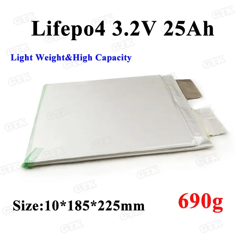 1 шт. Lifepo4 10185225 3 2 в 25 Ач lifepo4 аккумуляторная батарея diy для батареи 12 24 36 В Комплект