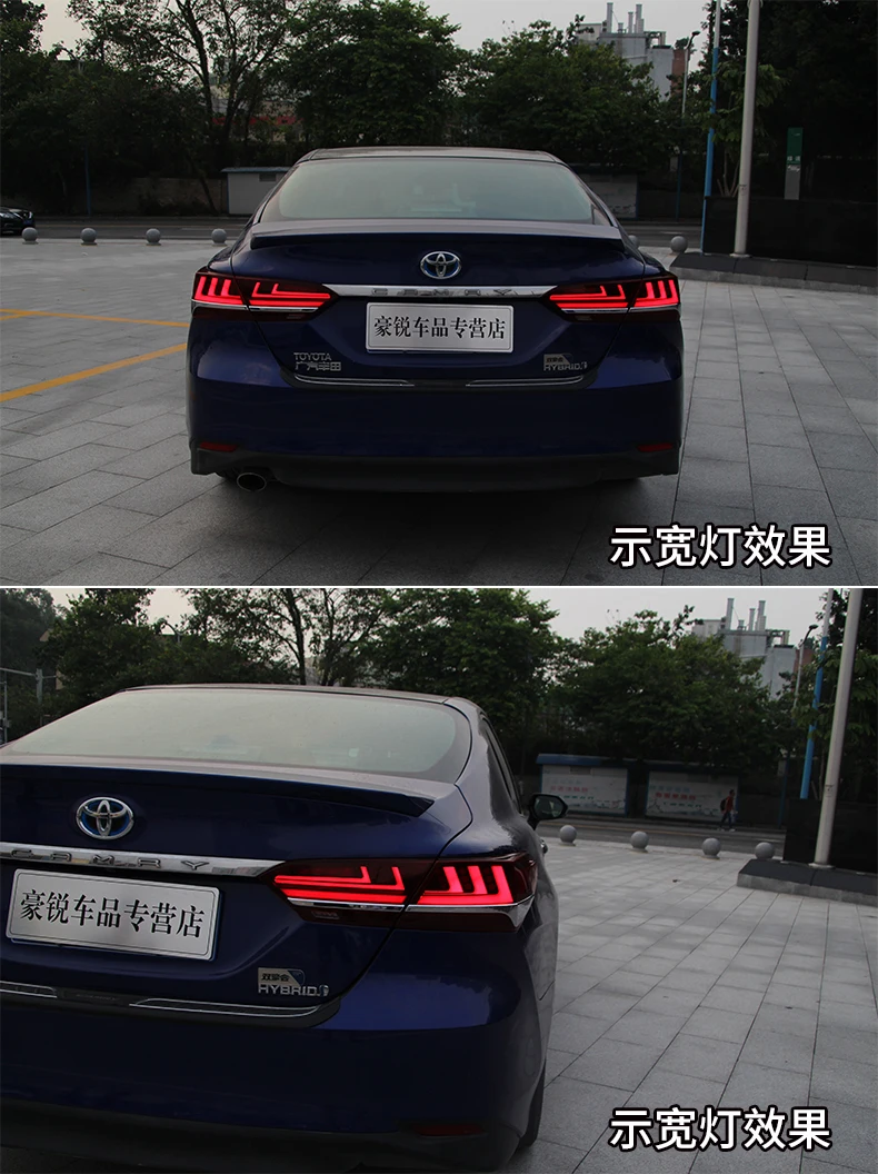 Задний фонарь для Toyota Camry задние фонари Camry XSE светодиодный задний фонарь обновление до LS400 дизайн светодиодный динамический сигнал