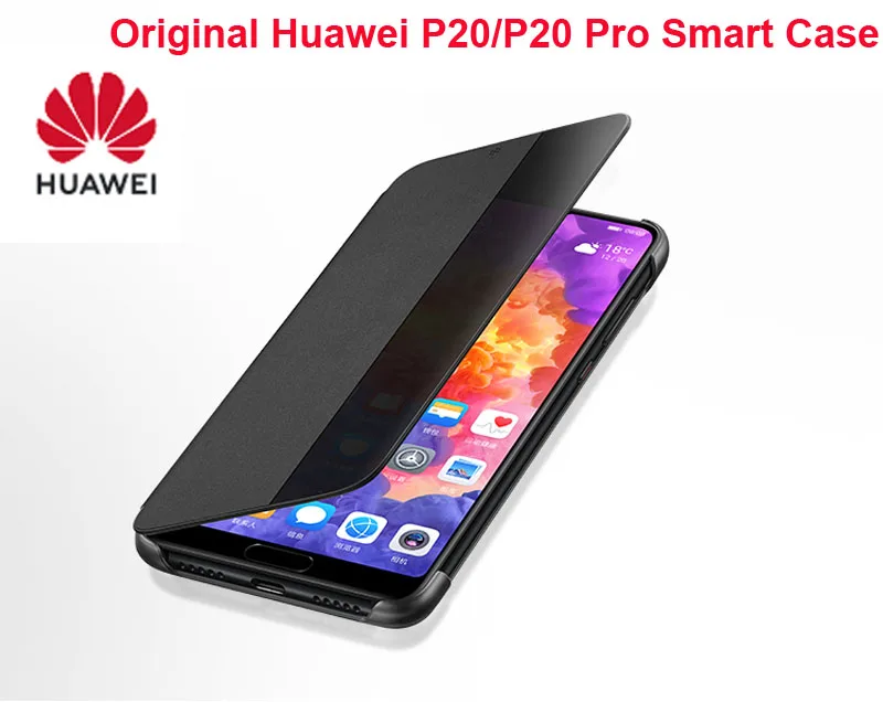 100% Официальный HUAWEI P20 Pro Чехол оригинальный Smart View Дело покрытие корпуса зеркало