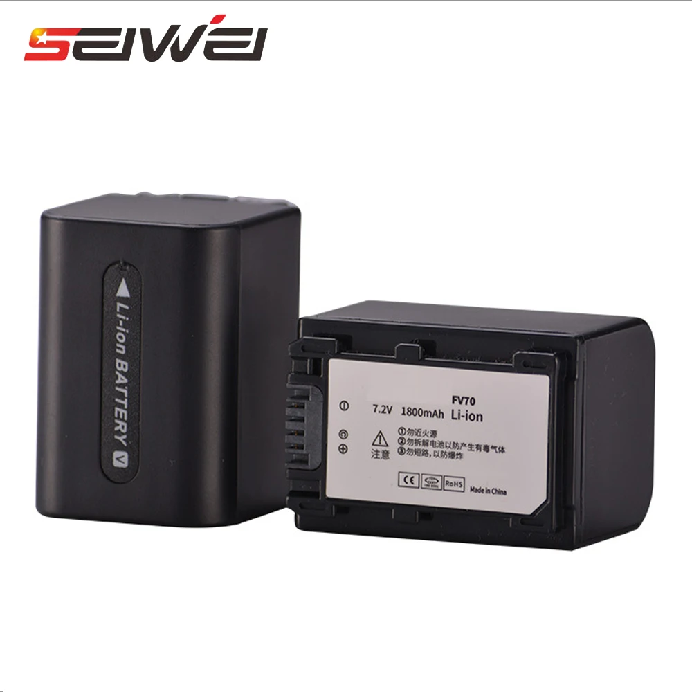 Зарядное устройство с жк дисплеем и USB 1800 ма/ч аккумулятор для камеры NP FV70 батарей