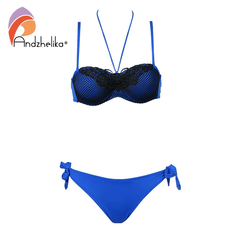 Andzhelika bikini 2018 женский купальник бики с эффектом пуш апп бикини комплект AK18817|monokini