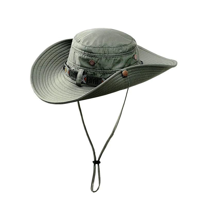 

Outdoor Sun Hat Wide Brim Bucket Hat Fishing Hunting Climbing Men Women MC889