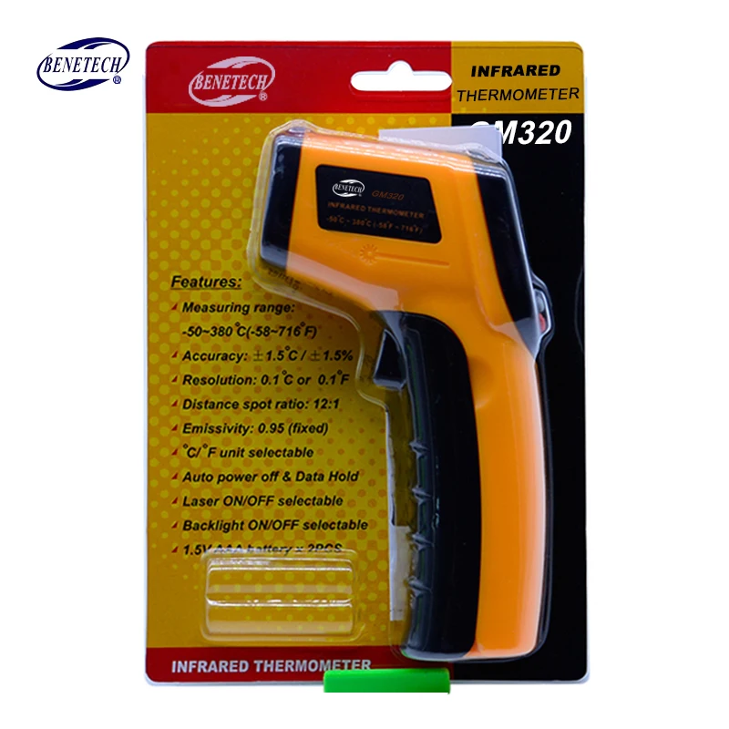 Benetech GM320~ GM900 Цифровой Термометр Пистолет Бесконтактный инфракрасный термометр температура пистолет ИК-термометр промышленные
