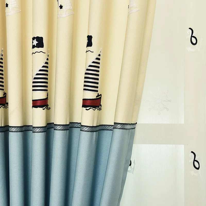 Роскошные кухонные шторы с вышивкой для детей тканевые двери гостиной детской