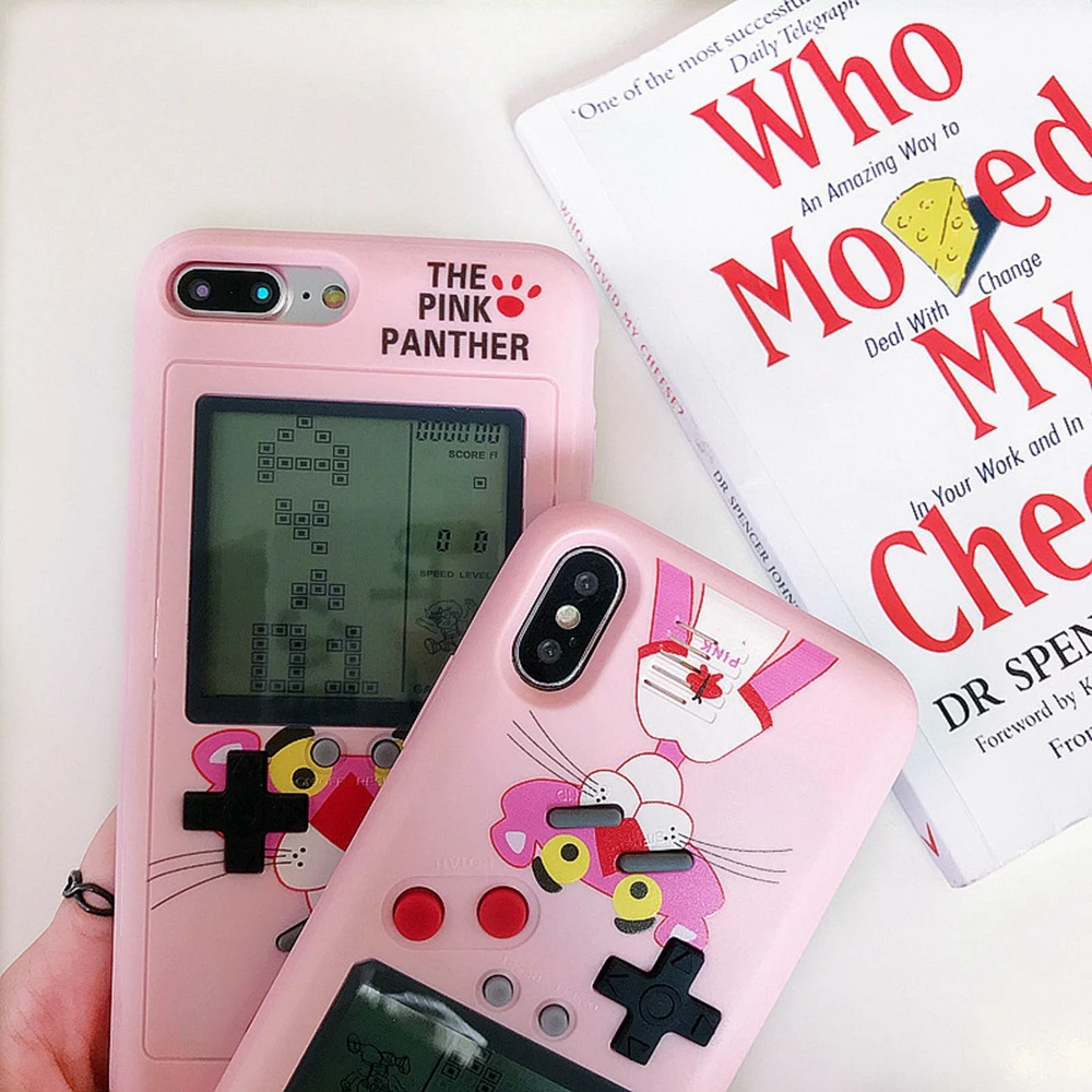 Чехол для телефона с игровым автоматом Tetris iPhone 7 8 Plus X XS XR Max 6 6S Ретро