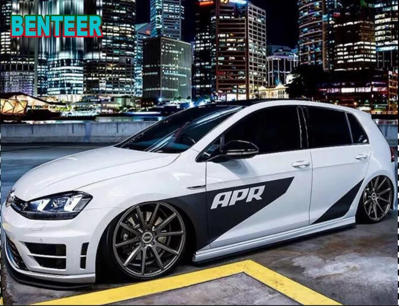 2 апреля наклейка на кузов автомобиля для Volkswagen VW Golf 6 7 GTI CC POLO Sagitar Bora Passat Touran