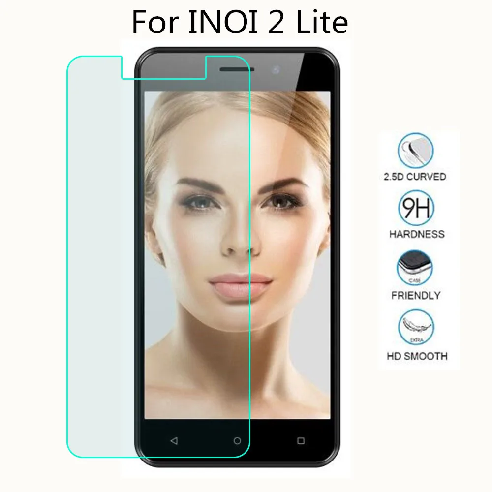 Защитная пленка для смартфона закаленное стекло INOI 2 Lite|Защитные стёкла и плёнки