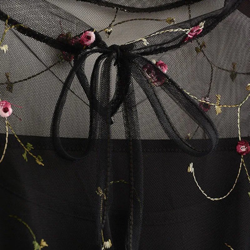 2018 платье Летнее женское Сексуальное черное бежевое длинное кружевное летняя