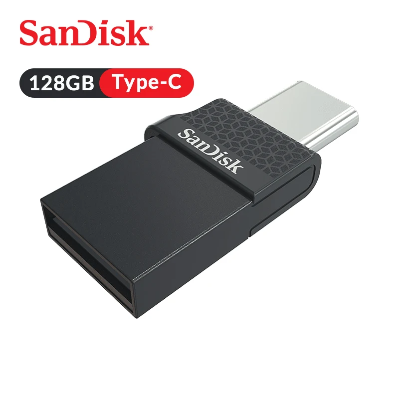 SanDisk USB Flash Drive Ultra Dual Disk OTG Type-C Pen Stick 128GB for Android Smartphone Tablet Computer with Lanyard | Компьютеры и