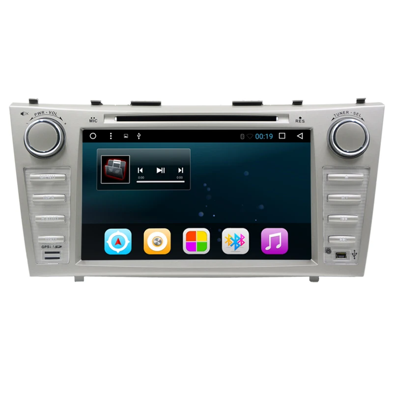 2G + 16G 2 Din четырехъядерный 8 &quotAndroid 6 0 Автомобильный DVD GPS навигация для Toyota Camry 2007 2008