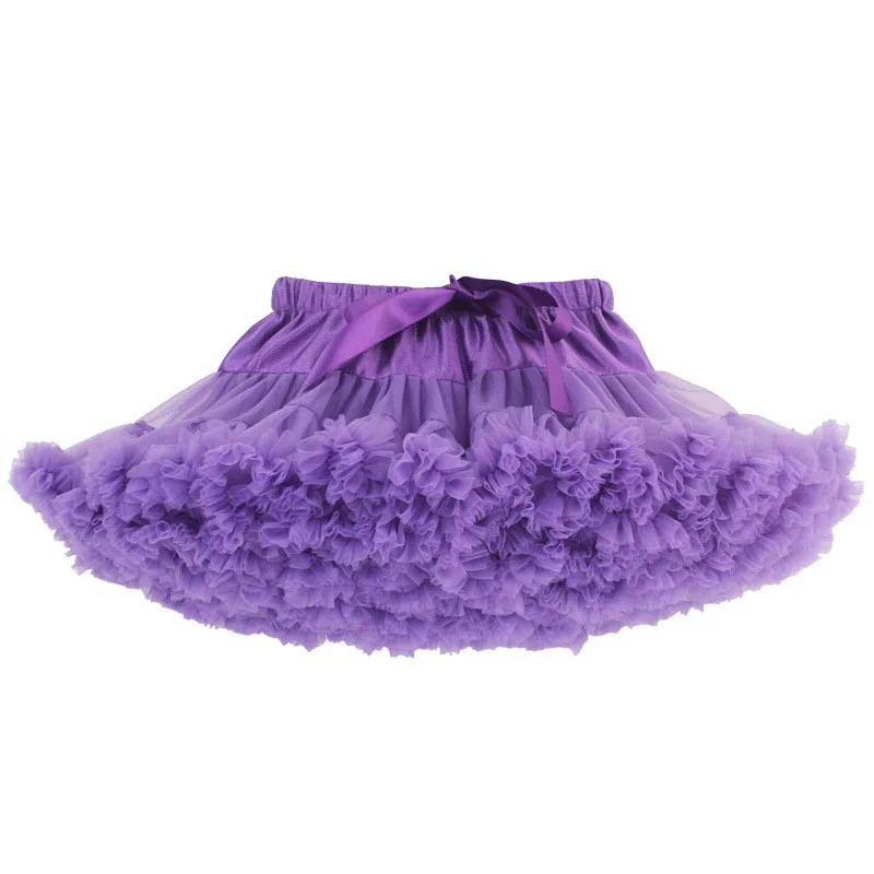 1 шт. Детские Юбки с Рюшами для девочек Балет Дети Pettiskirt бальное платье Девушка
