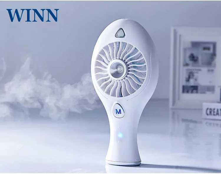 Factory directly supplying personal portable multiple applying mini mist  USB fan  Mist Spraying Function gift