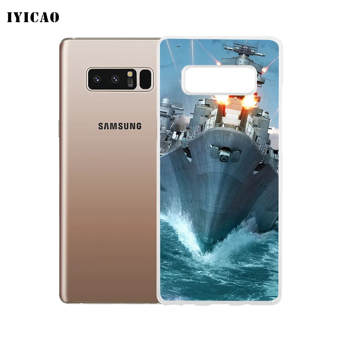 IYICAO World Of Warships Мягкий силиконовый чехол для телефона Samsung A5 A6 Plus A7 A8 A9 J3 J5 J7 Note 8 9 из