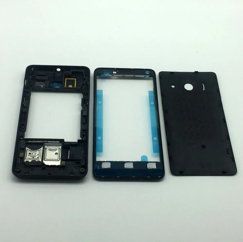 Original New Full frame Housing Cover Repair Part for Huawei Ascend Y300 Black Free shipping |