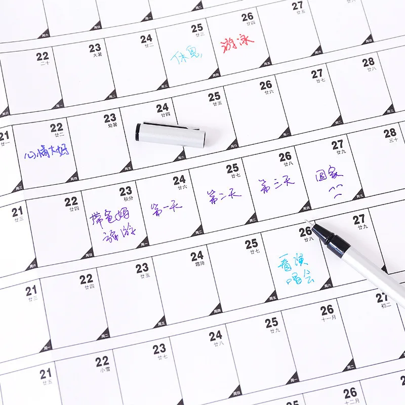 Coloffice Универсальный 2019 год ежедневно Schedual Memo календари студентов канцелярские