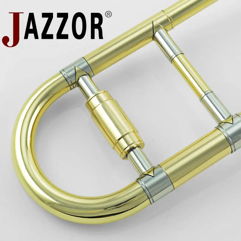 JAZZOR JYTB E100 альт тромбон B плоский золотой лак латунный Тромбон|brass trombone|alto trombonetrombone