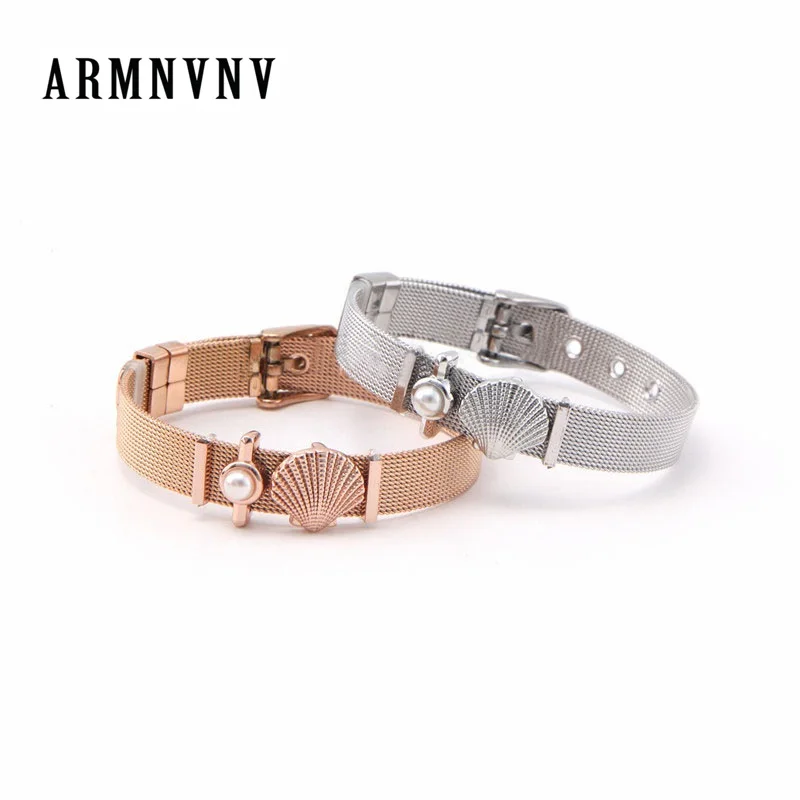 ARMNVNV ювелирные изделия из нержавеющей стали Хранитель сетчатый Браслет с