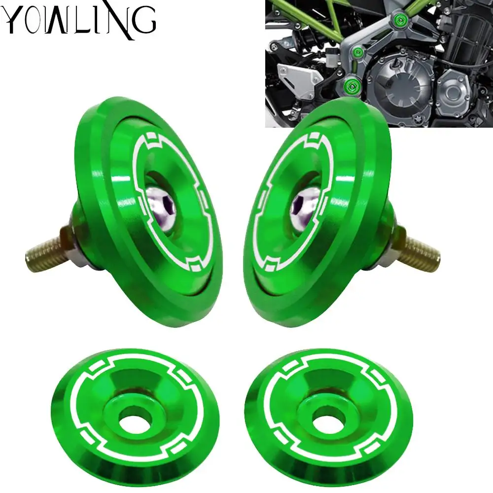 

Motorcycle Accessories Z 900 Frame Hole Cap Cover With Screws Fairing Guard Decorative Cover Plug FOR Kawasaki Z900 2017 2018