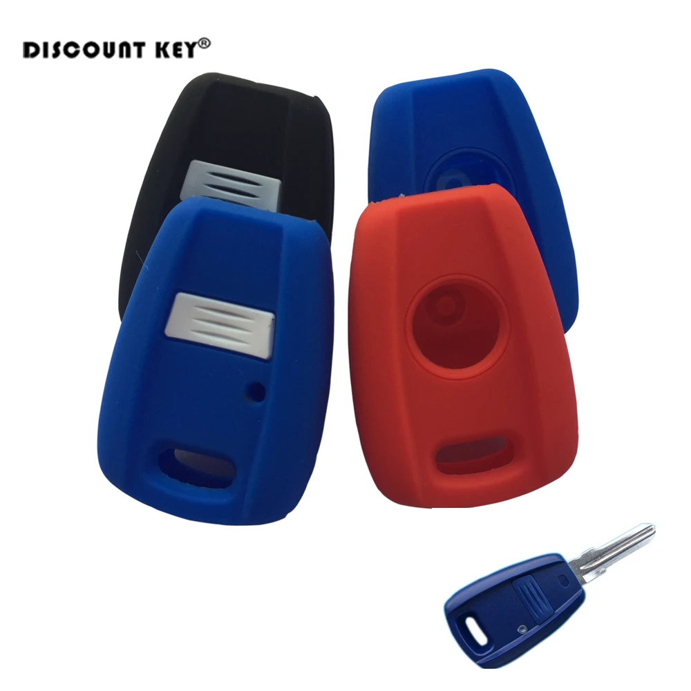 Силиконовый чехол для ключей Fiat Punto 500 Doblo Bravo Stilo Seicento Panda Brava Grand Key Cover