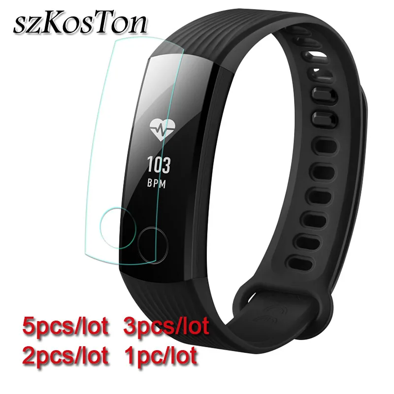 5 шт./3 шт./2 шт. для Huawei Honor Band 3 защитная пленка экрана Молодежные Смарт часы мягкая
