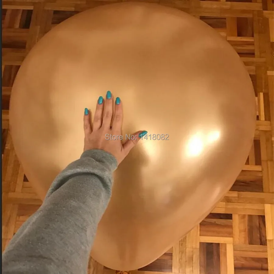 5 шт./лот латексные шары 36 дюймов большой баллон золотого цвета свадебное