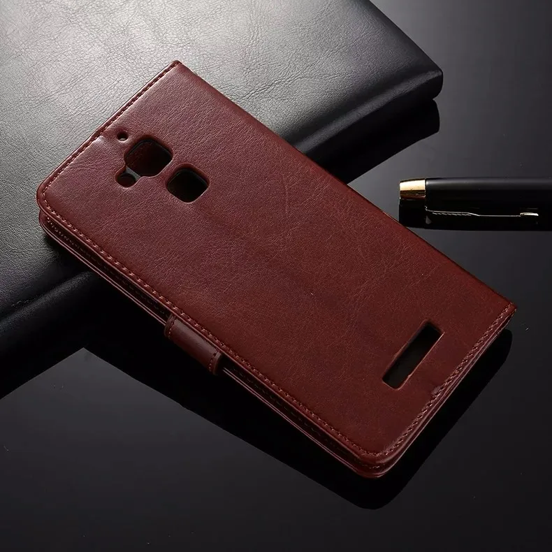 Ретро чехол из натуральной кожи на подставке с застежкой кошелек для Asus Zenfone 2 ZE551ML Capa Case для Asus Zenfone 3 ZE520KL/ZE552K 3 Max ZC520T