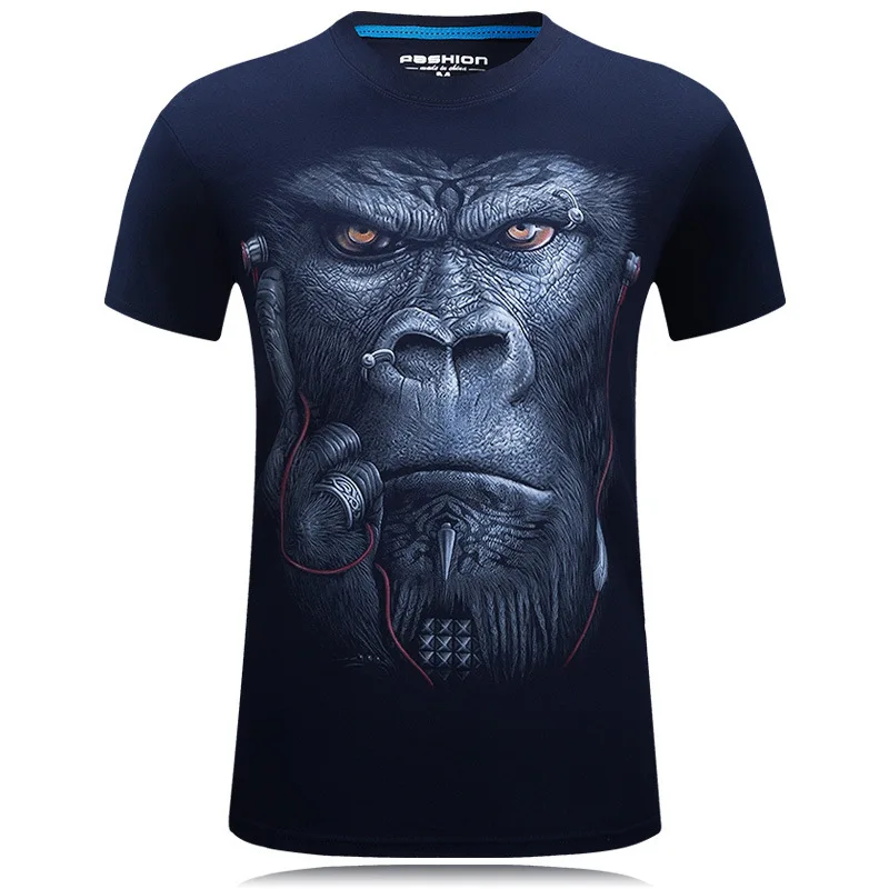 2018 новая популярная 3D футболка рок индивидуальная 5XL 6XL наушники