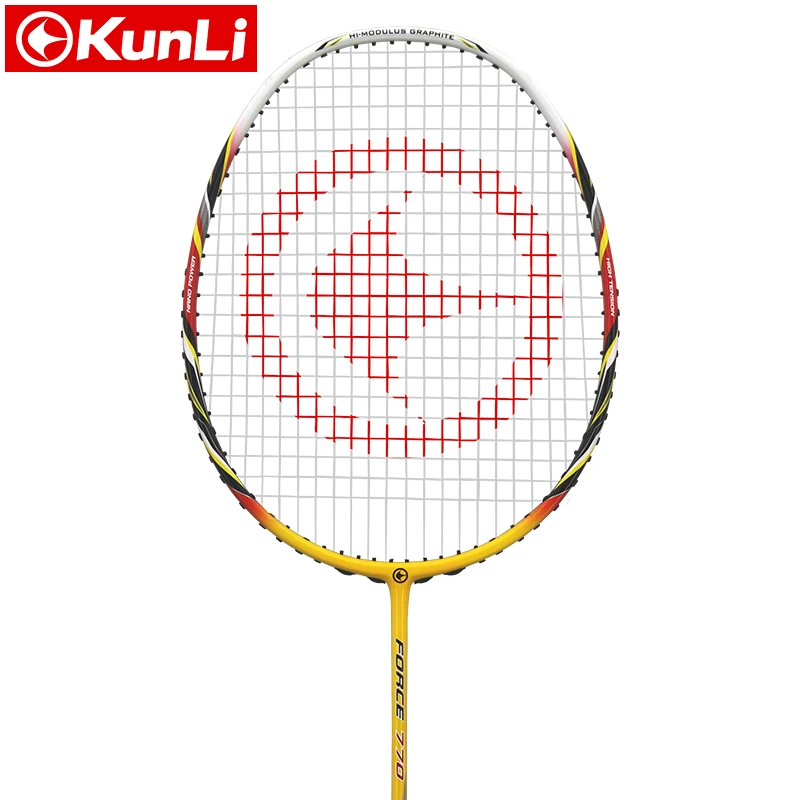 Оригинальная ракетка для бадминтона KUNLI FORCE 770/750 полностью карбоновая 3U