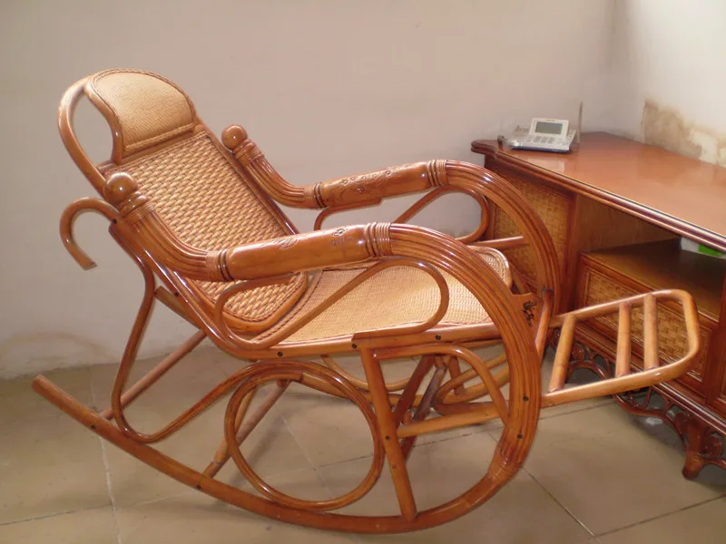 Furniture factory direct rattan rocking chair cradle basket swing wicker nap |