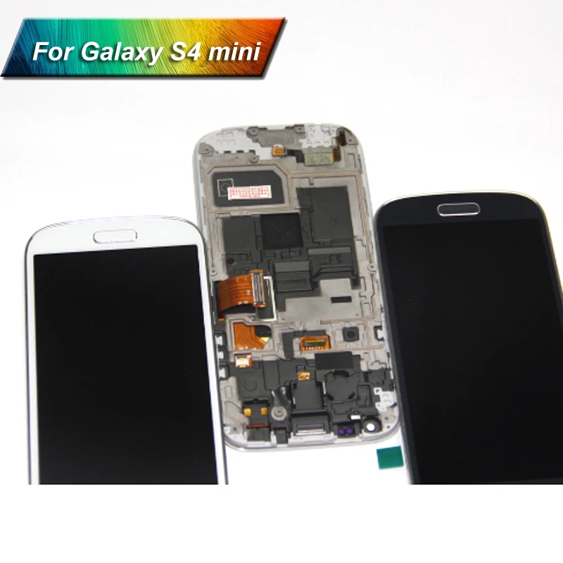 100% протестированный ЖК дисплей для samsung galaxy s4 Mini I9190 i9192 i9195 сенсорный экран с