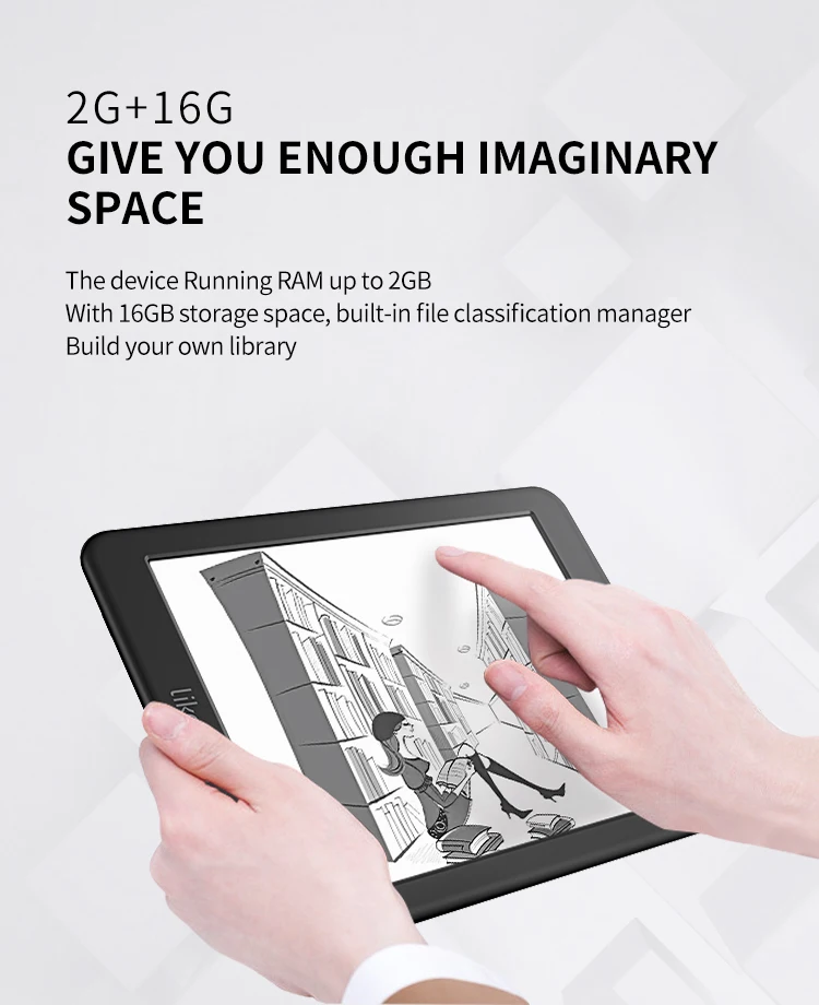 Likebook Mars eBook Reader 7,8 дюймов BOYUE T80D e-ink электронная книга 8 ядерный Android 6,0 2g/16g слот для карт 64G Расширенный передний светильник электронная книга
