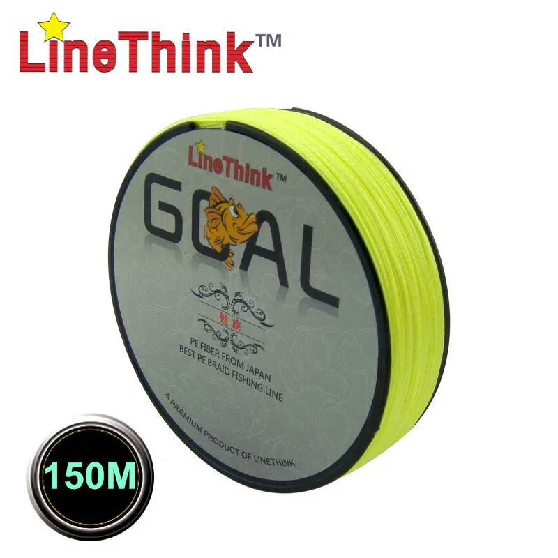 Фото Рыболовная плетеная леска LineThink GOAL, японское качество, 150 ПЭ, 4X, 100% м №3