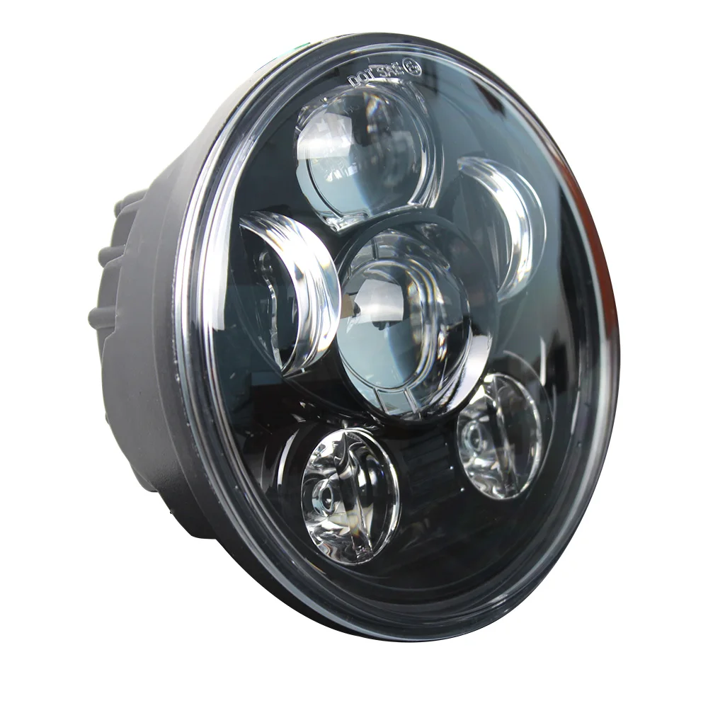 Для Honda 2002-2008 VTX 1800, VTX 1300 5,75 дюймов светодиодный фонарь для мотоцикла дальнего ближнего света с кронштейном для фар