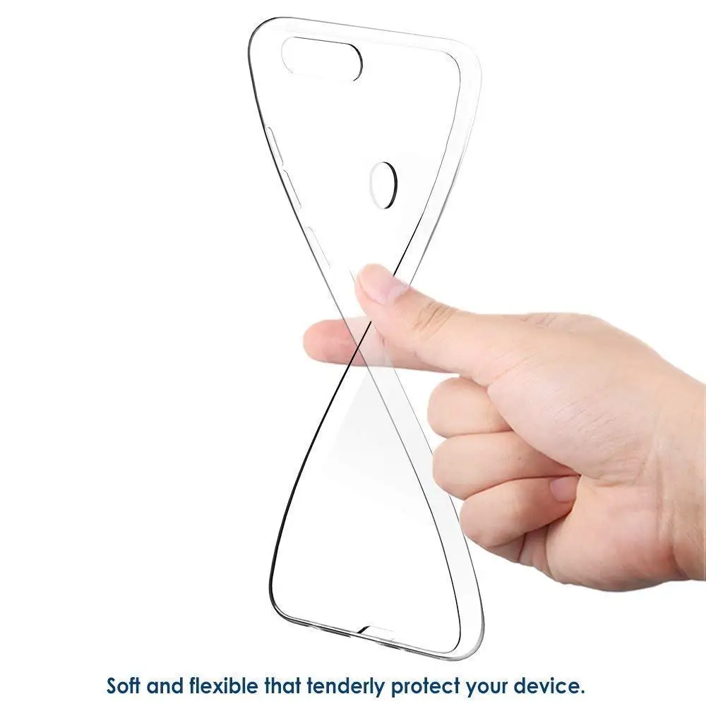 clear tpu case Противоударный защитный чехол для huawei Honor 8A, Жесткий ПК Силиконовый противоударный чехол для huawei Y6, чехол для телефона, чехол - Цвет: clear tpu case