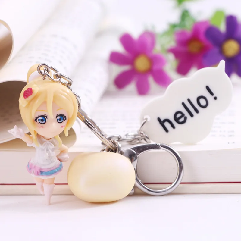 Японская аниме фигурка Q версия lovelive Honoka Kousaka/Нико Ядзава брелок экшн