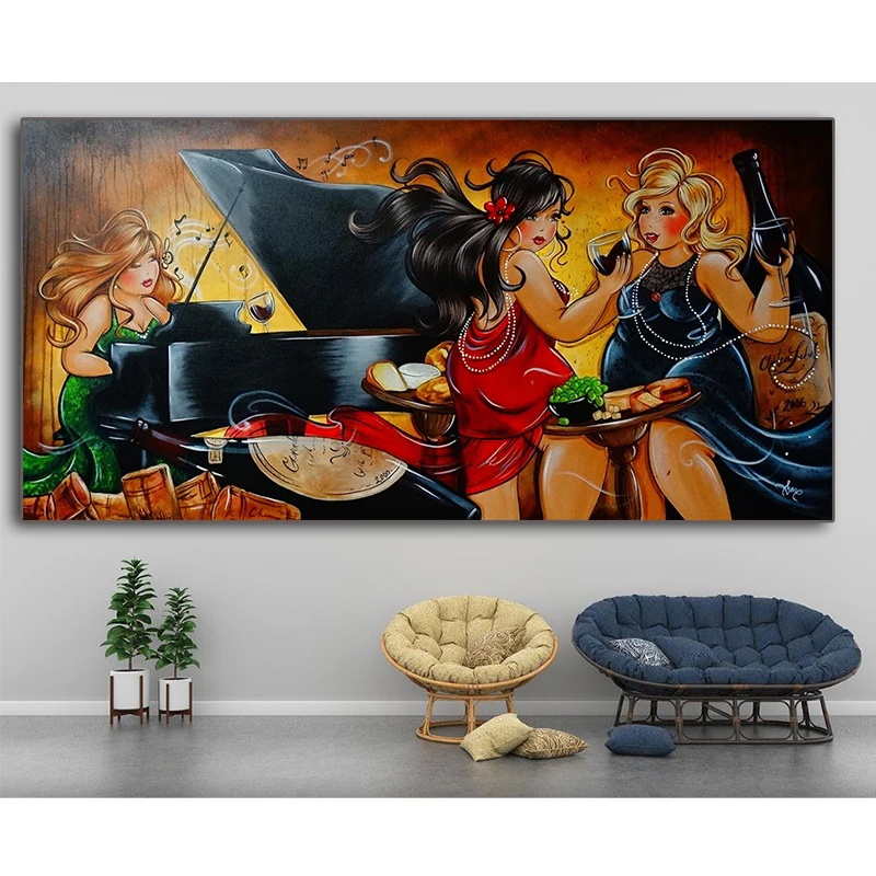 

Full Square/Round Drill 5D DIY New Diamond Painting "Cartoon fat woman" 3D Embroidery Cross Stitch Mosaic Home Decor Gift