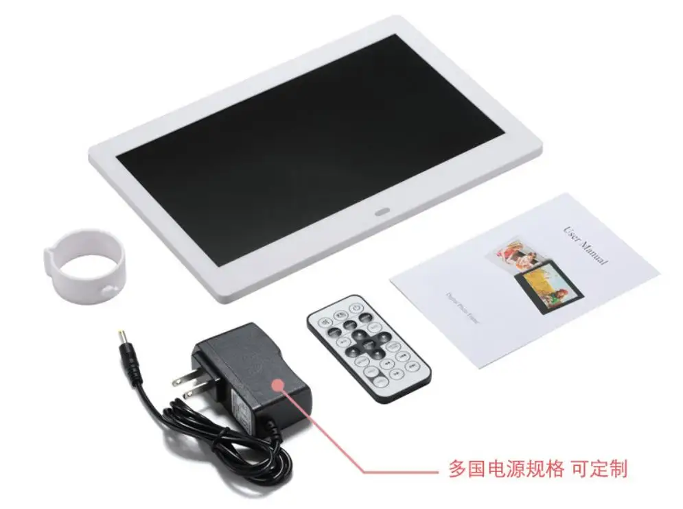 Цифровая фоторамка 10 дюймов HD LED фотоальбом с высоким разрешением MP3 MP4 видеоплеер