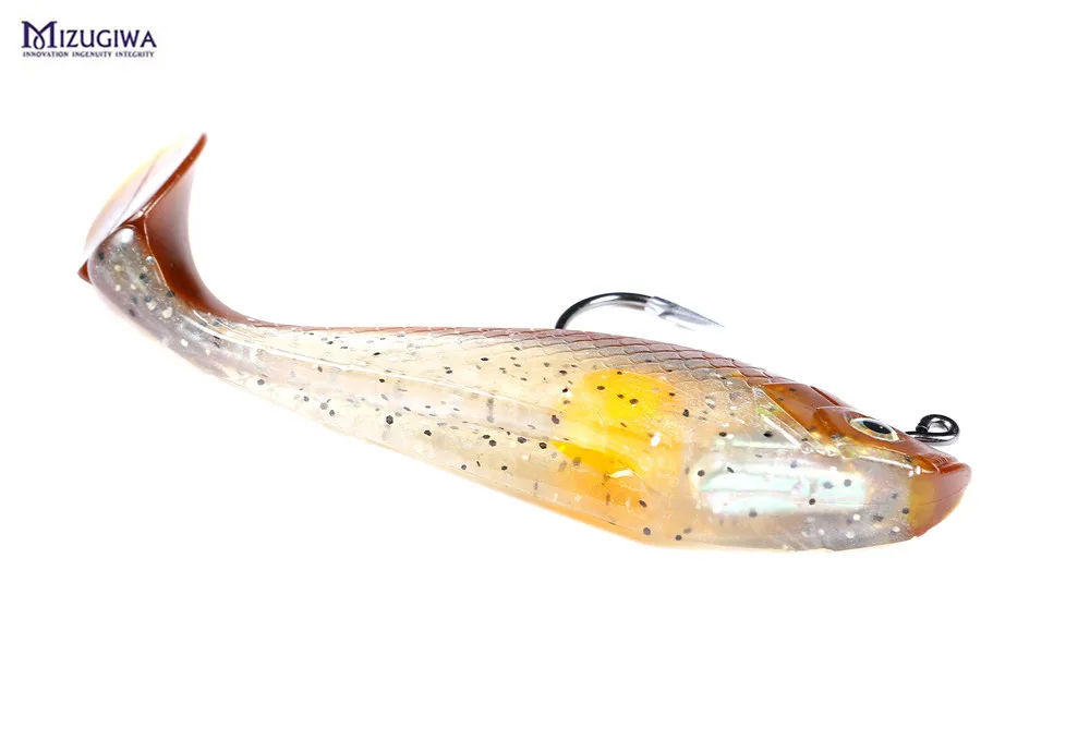 2 шт. SB5 шэд Гольян Swimbait мягкая рыболовная приманка Клеммная снасть крючок 5 &quot33 г