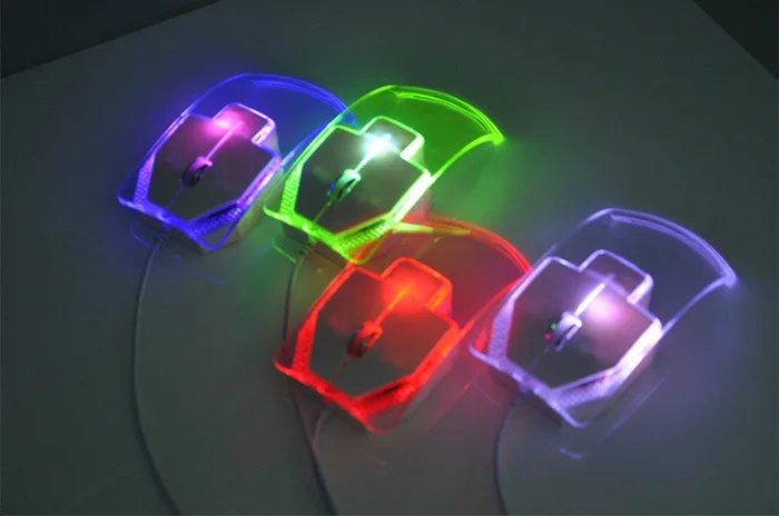 2015 удивительные цена кристалл стиль из светодиодов мышь оптическая usb проводной