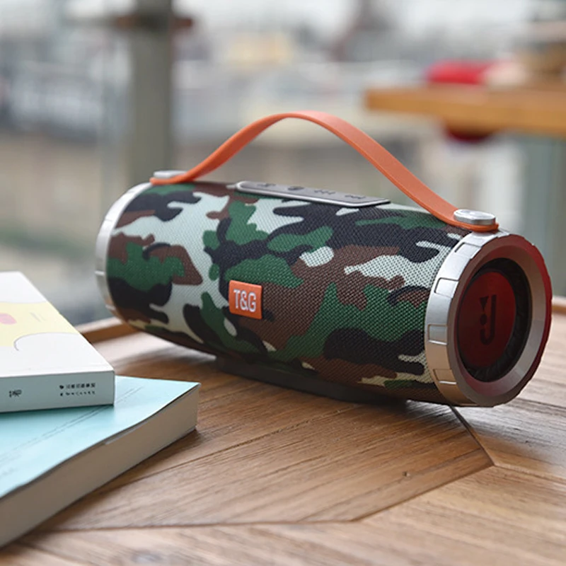Большая Беспроводная портативная bluetooth колонка FM радио USB AUX музыкальный плеер