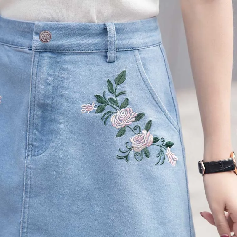 2017 летняя дешевая одежда женская мода половина юбки консервативный стиль