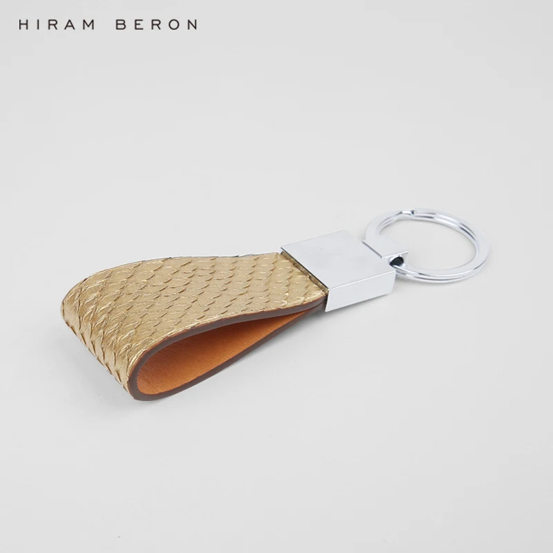 Фото Hiram Beron Key Keeper Python Skin Дизайнерский брелок для ключей Сумка из натуральной кожи Аксессуары Роскошный подарок Прямая поставка №4