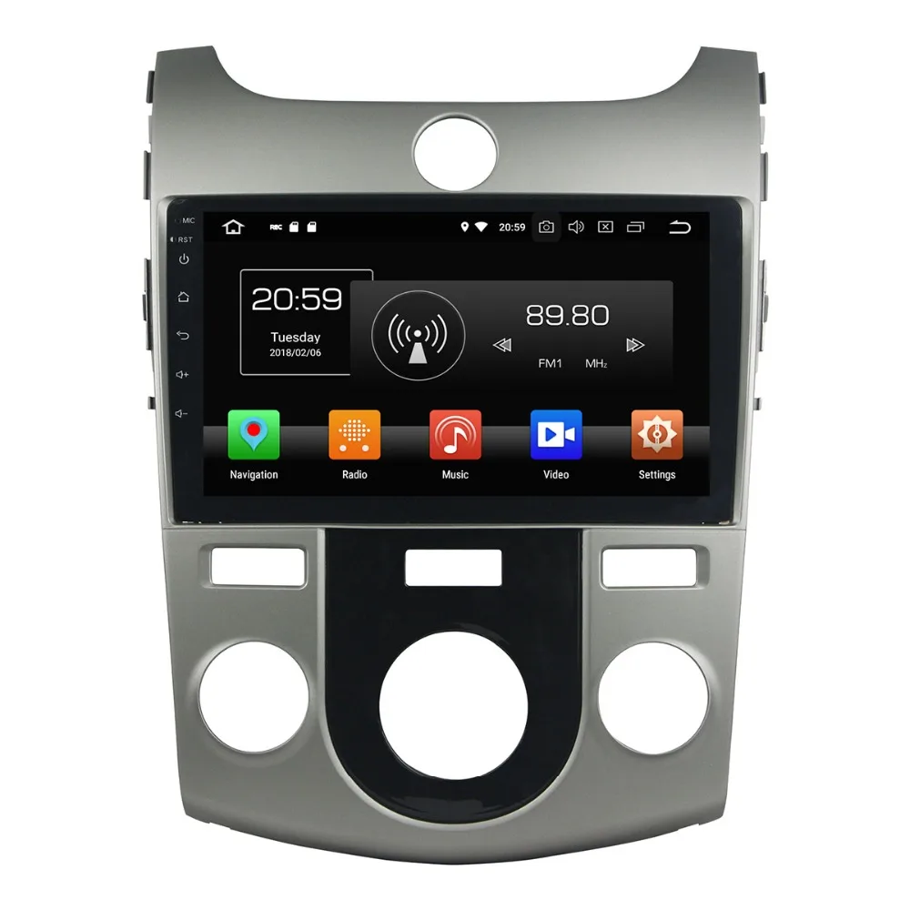 Автомобильный DVD-плеер Aotsr мультимедийный видеоплеер на Android 8 0 с GPS-навигацией 2 Гб