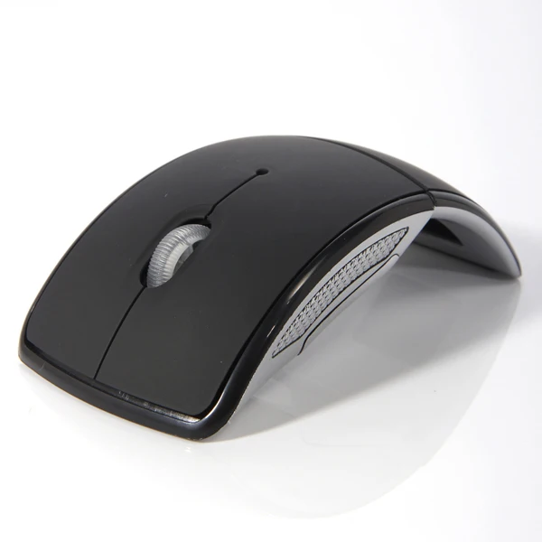 Мини тонкая Складная Беспроводная дуга 2 4 ГГц оптическая мышь Мыши для ноутбука
